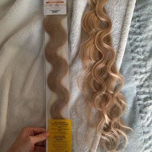 Cinderella Tape In Hair Extensions - 22” Body Wave - Alpine Blonde - 20 pieces